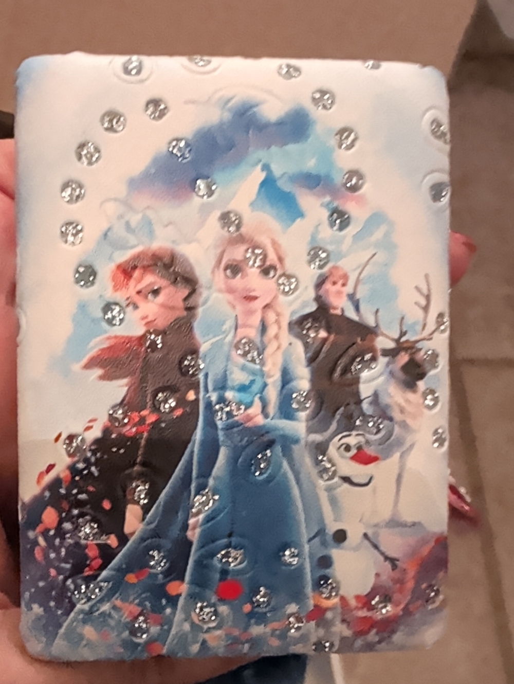 Frozen Kids Mirror Blue and White